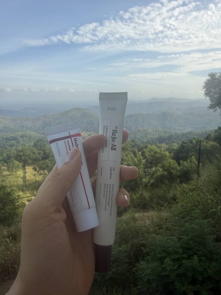 PDRN cream and Madecassol tube